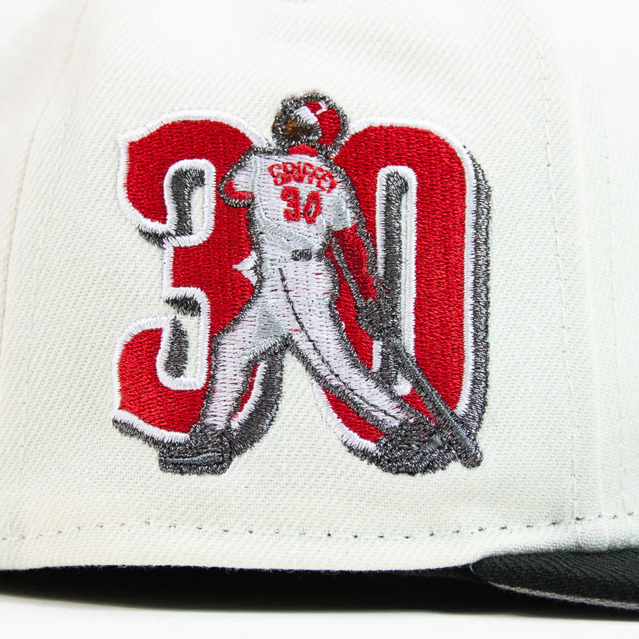 Cincinnati Reds “Ken Griffey 30” Side Patch Fitted Hat